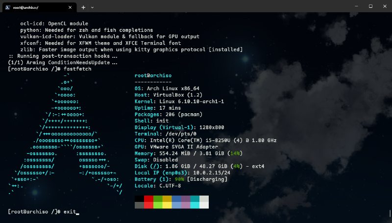 Featured image of post 我的 Arch linux 手动安装笔记